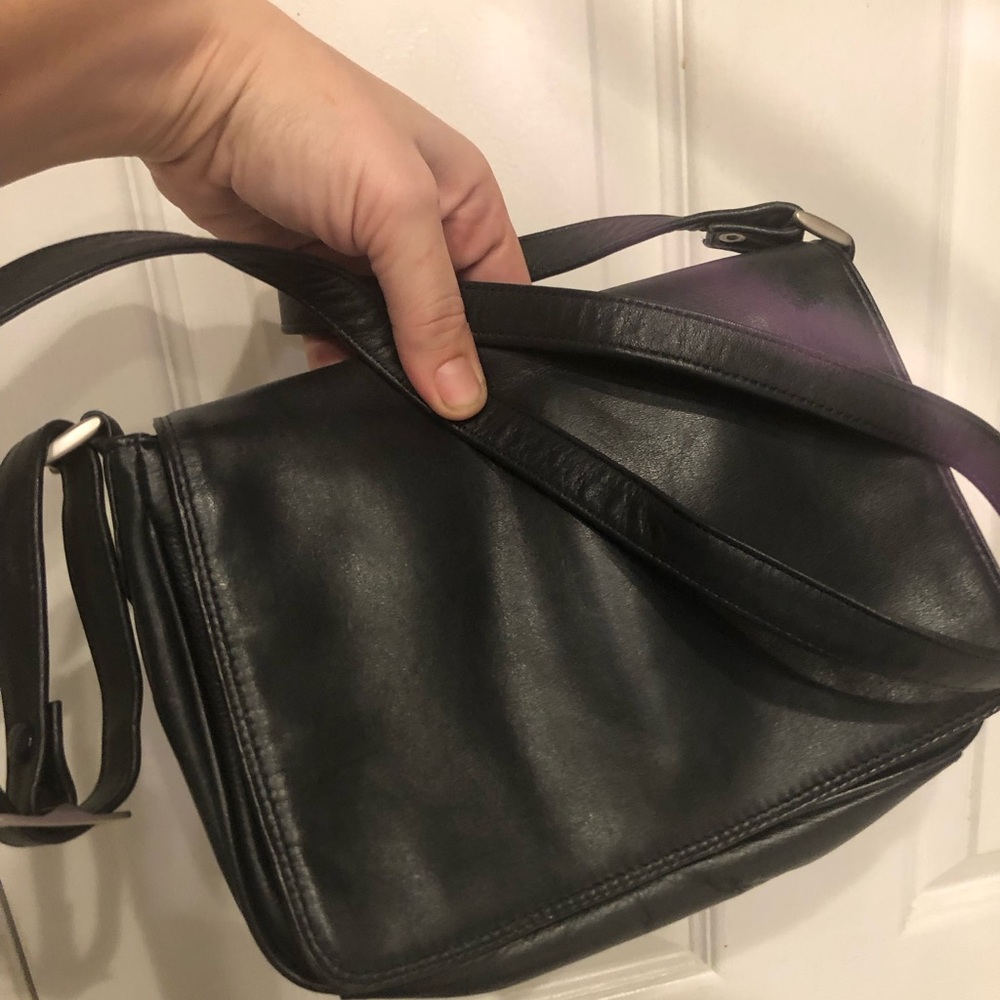 Derek Alexander Classic crossbody flap purse and organizer in MIDNIGHT BLUE